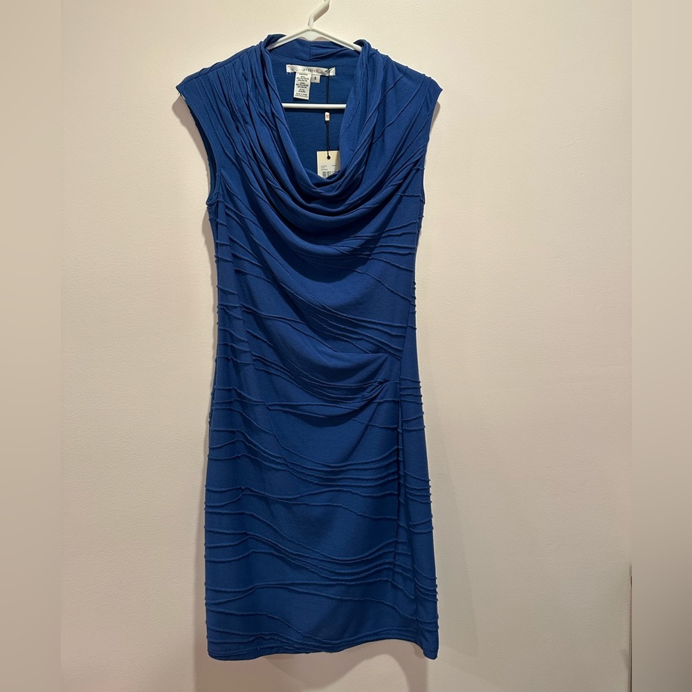 StudioM - Blue Midi Ruffled Dress